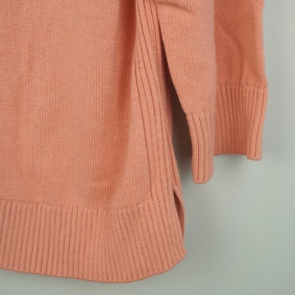 J Jill Peachy Pink‎ Cardigan Sweater Size Large